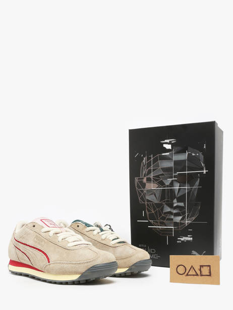 Sneakers Uit Leder Puma Beige men 40364301 ander zicht 3